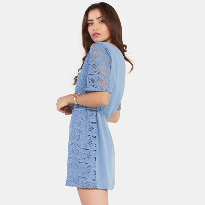 艾格套头a字裙z1685连衣裙 艾格银座连衣裙