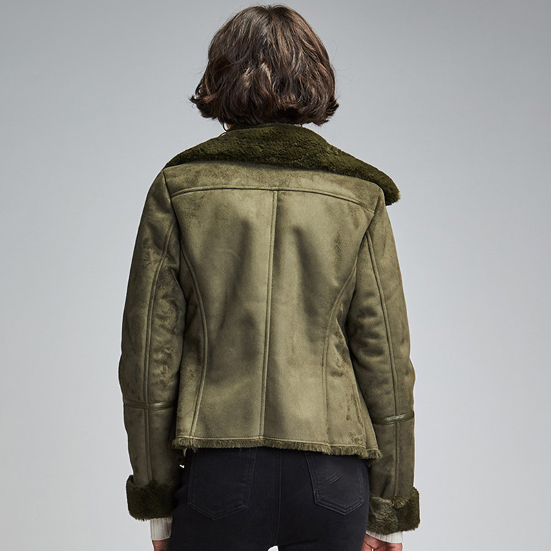 艾格春秋季百搭直筒修身开衫短外套 艾格银座短外套