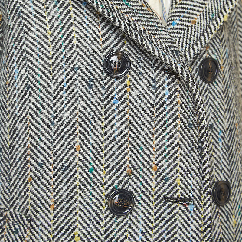 艾格冬季女装休闲西装领毛呢大衣 艾格银座毛呢外套