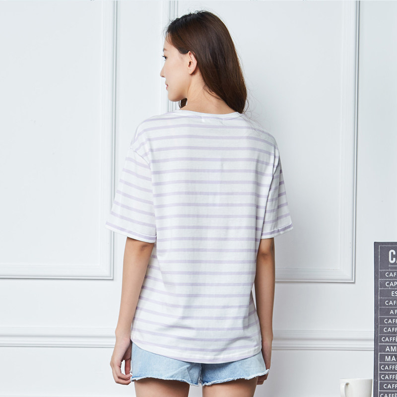 艾格夏季女装时尚百搭宽松短袖z157 艾格银座T恤