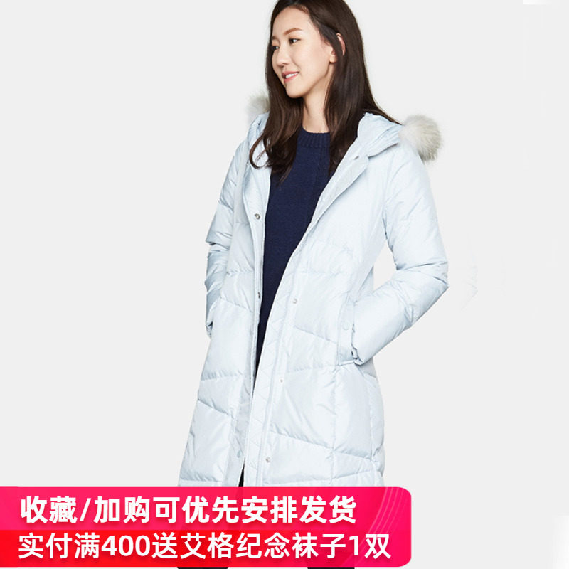 艾格官方旗舰店2020冬季新品羽绒服 艾格银座羽绒服