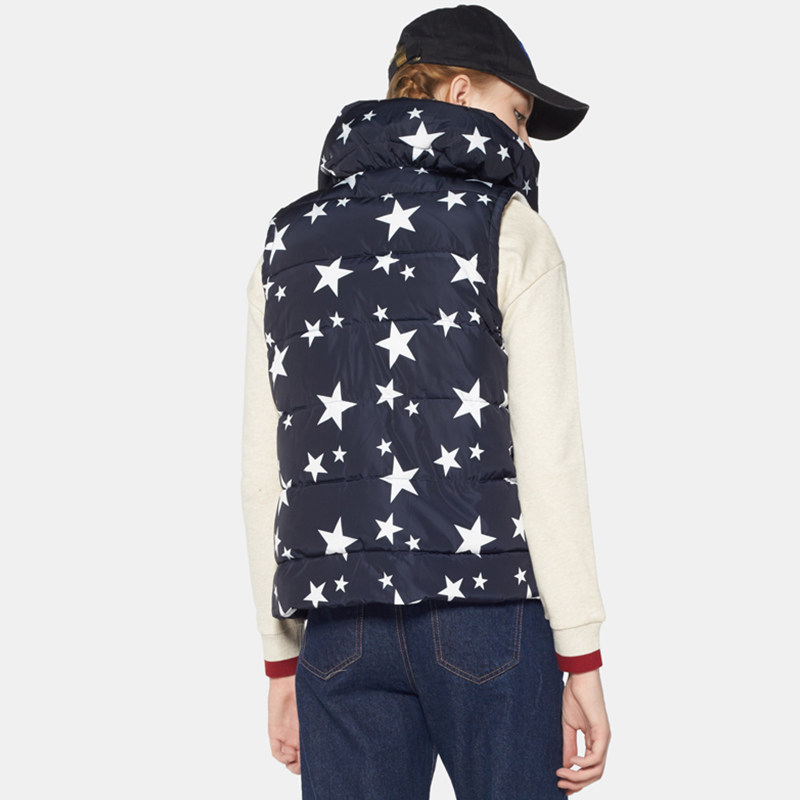 【断码s】艾格冬季女装新款加厚马甲 艾格银座马夹