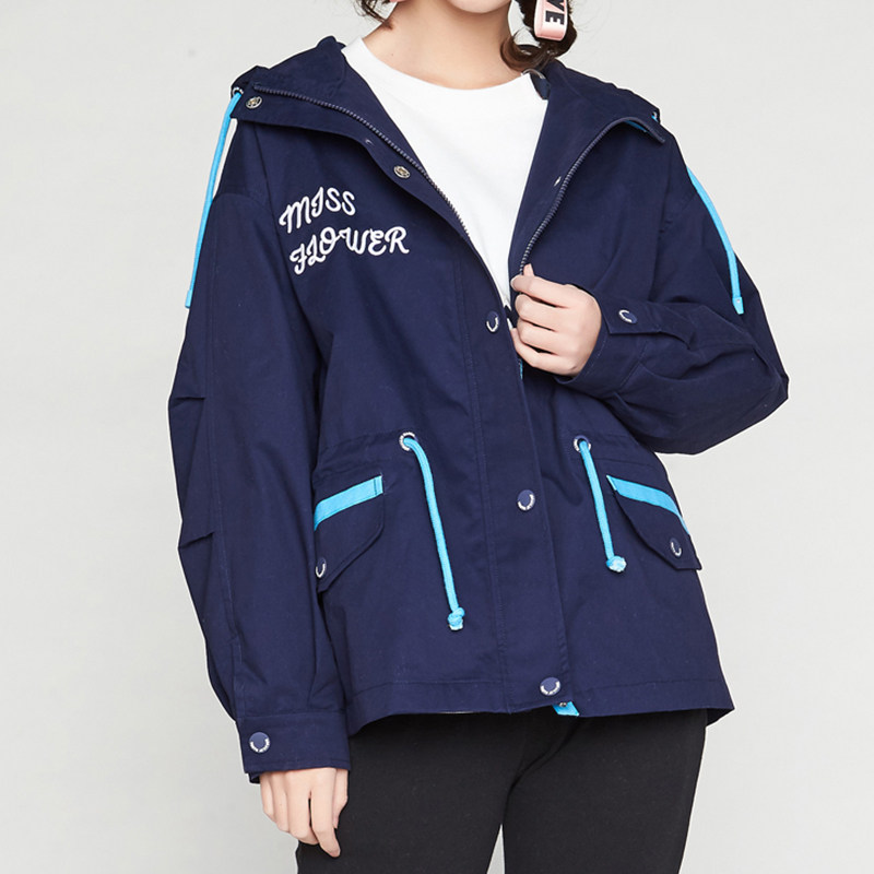 艾格春秋季新品女装百搭长袖连帽 艾格银座短外套