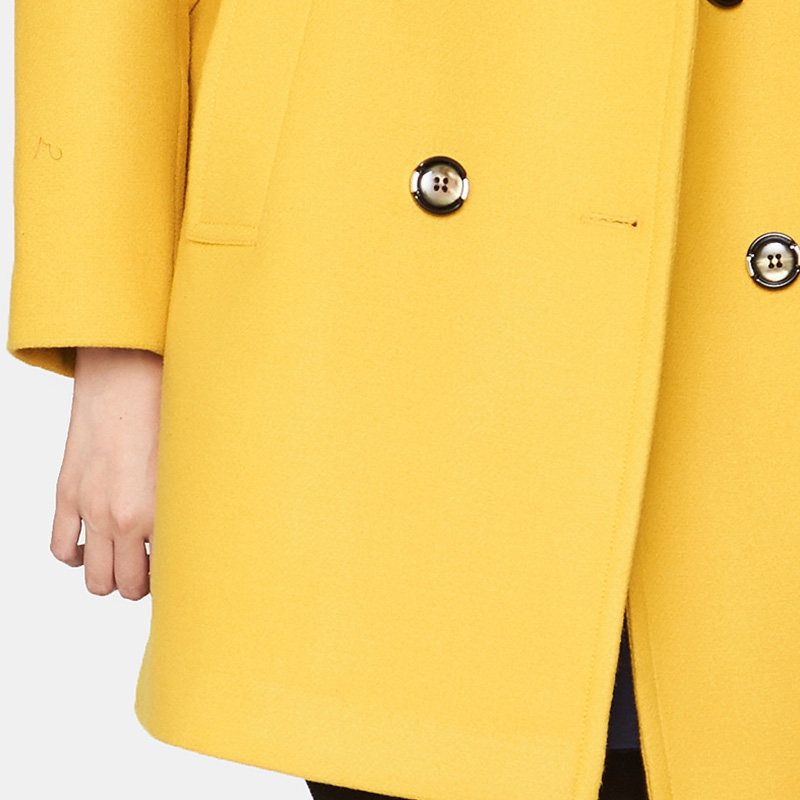 艾格2019冬季新品女装毛呢大衣 艾格银座毛呢外套