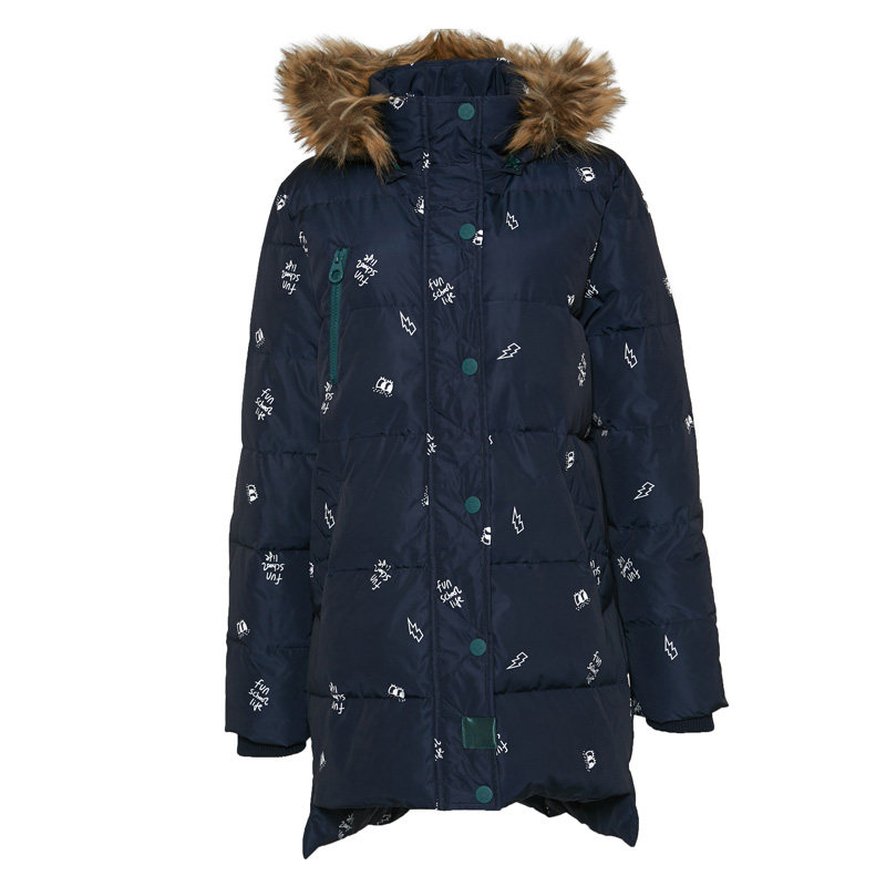 【大码xl】艾格冬季女装新品羽绒服 艾格银座羽绒服