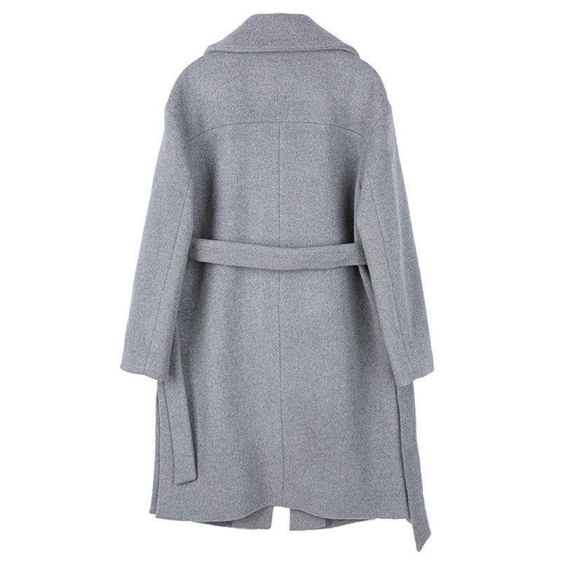 艾格2022冬季新品女装小众毛呢大衣 艾格银座毛呢外套