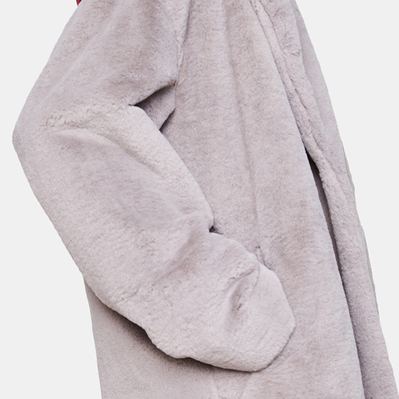 艾格冬季女装时尚百搭长袖个性简约 艾格银座毛呢外套