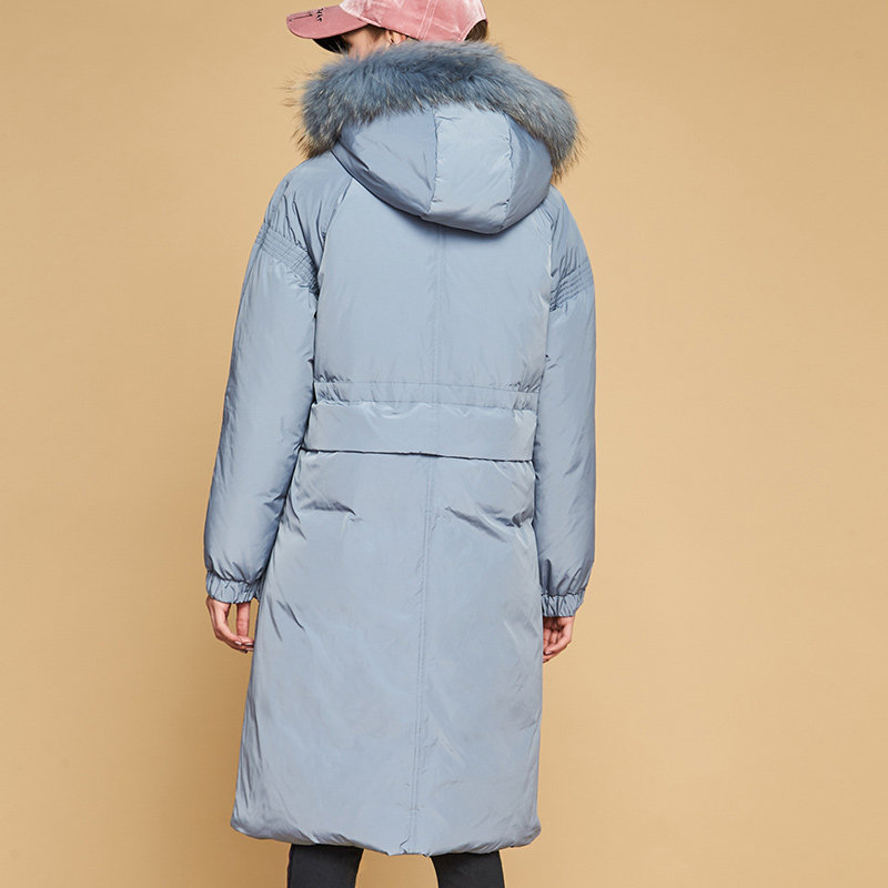 【断码s】艾格冬季女装休闲白鸭绒 艾格银座羽绒服