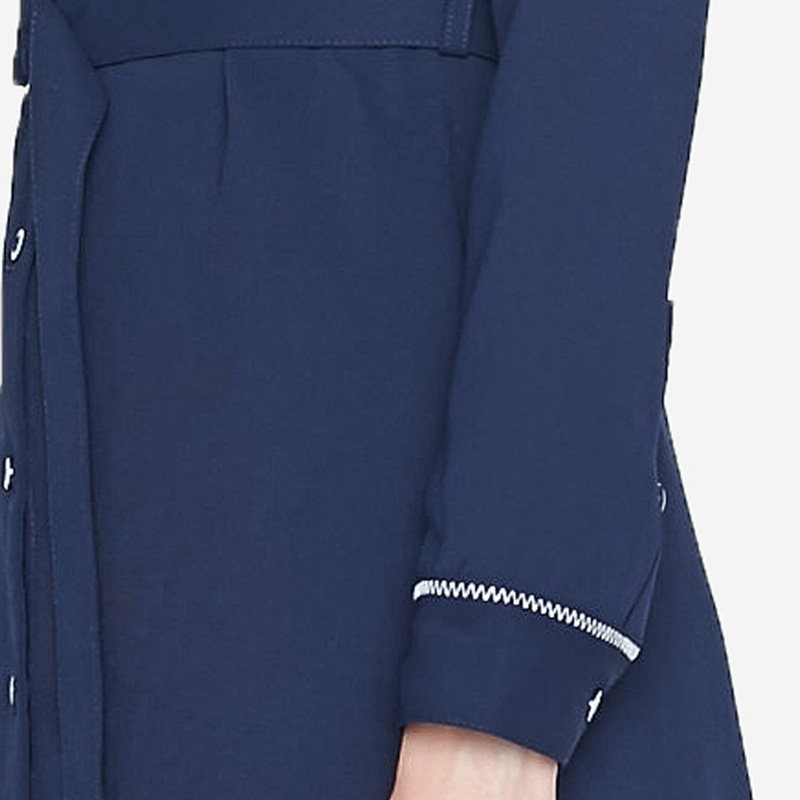 【断码xs】艾格2020冬季单排扣连衣裙 艾格银座连衣裙