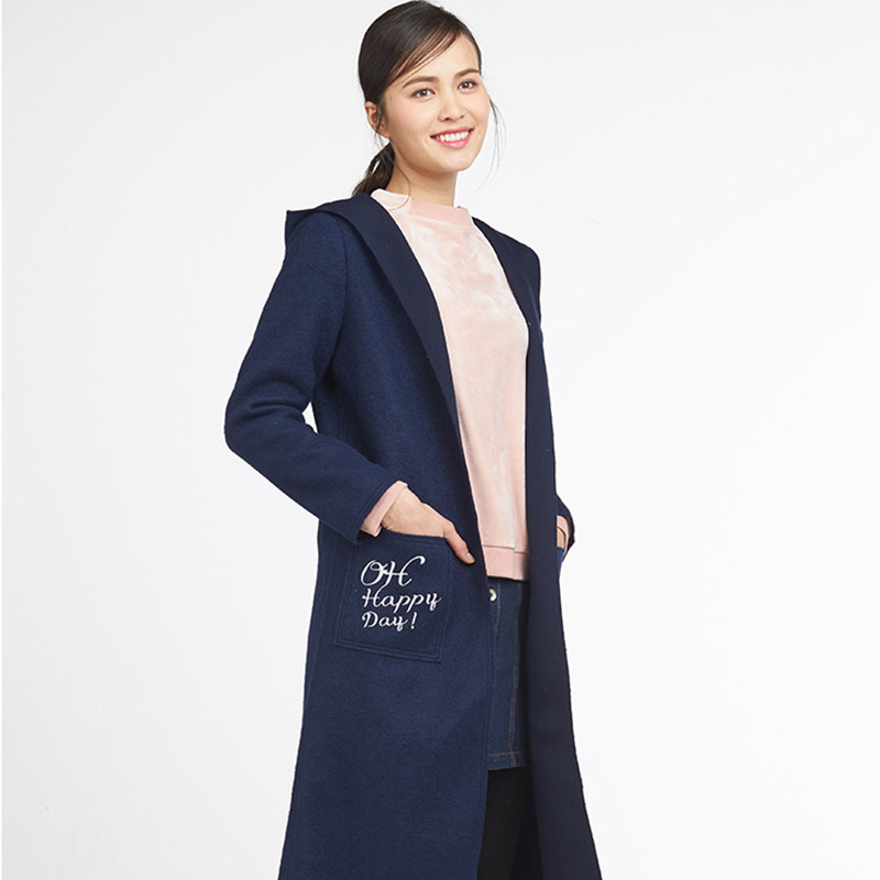 艾格春秋季新品时尚百搭宽松风衣 艾格银座风衣