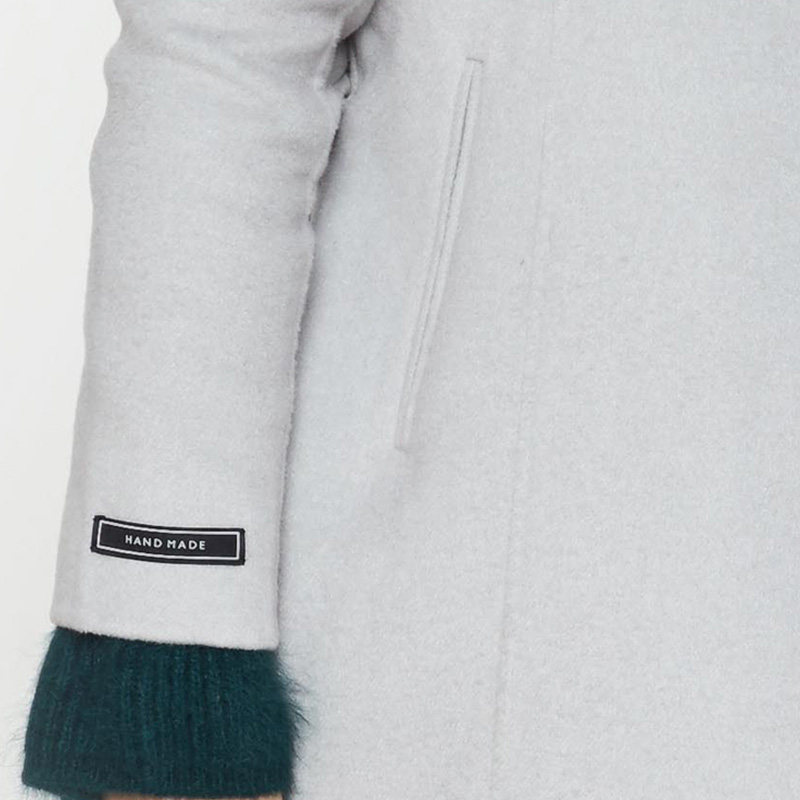 艾格2019新款冬季女装休闲毛呢大衣 艾格银座毛呢外套