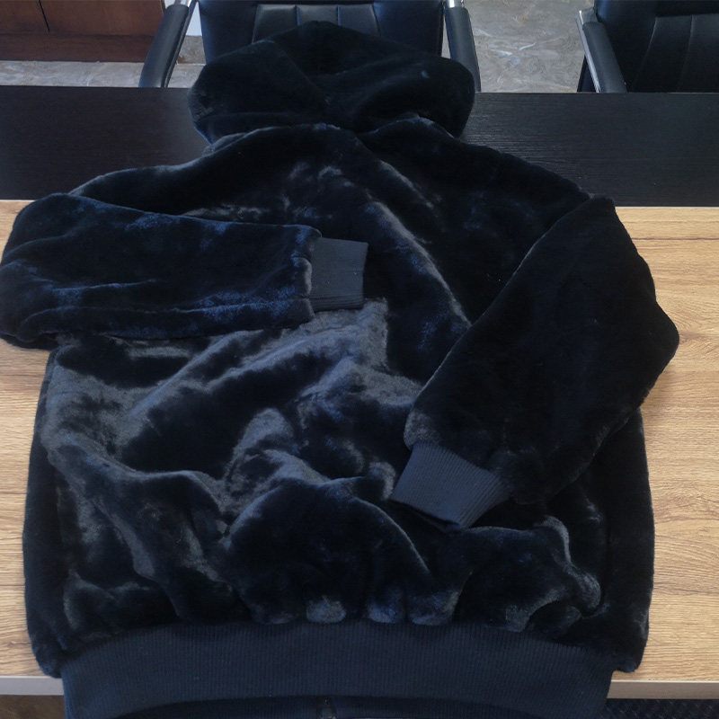 艾格秋冬外套宽松连帽潮流新款上衣 艾格银座短外套