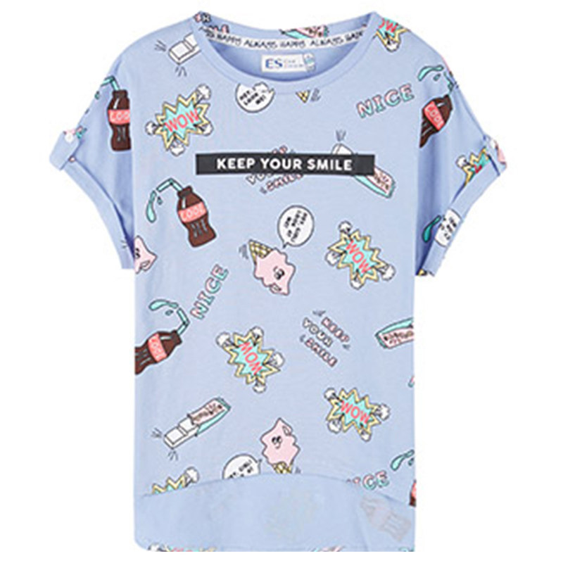 【断码s】艾格2020新款女装时尚百搭 艾格银座T恤