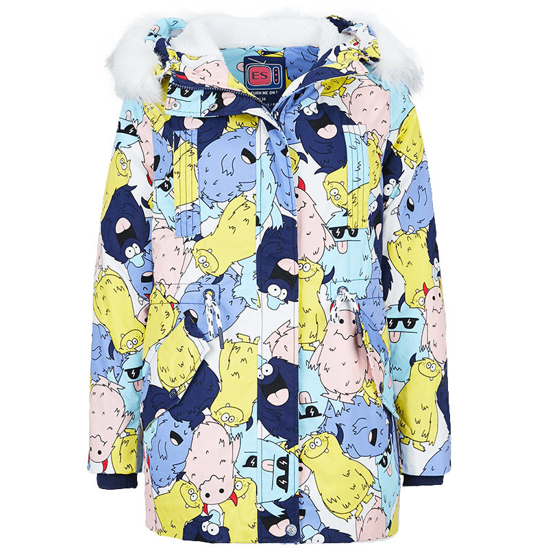 【断码s】艾格冬季女装纯色白鸭绒 艾格银座羽绒服