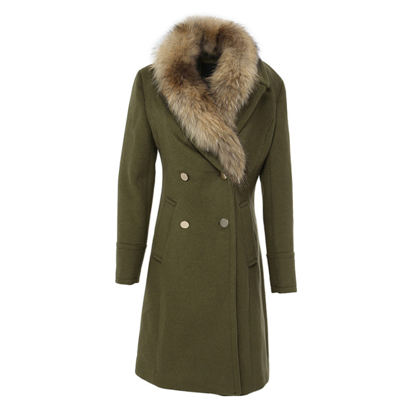 艾格官方旗舰店冬季新品毛呢大衣 艾格银座毛呢外套