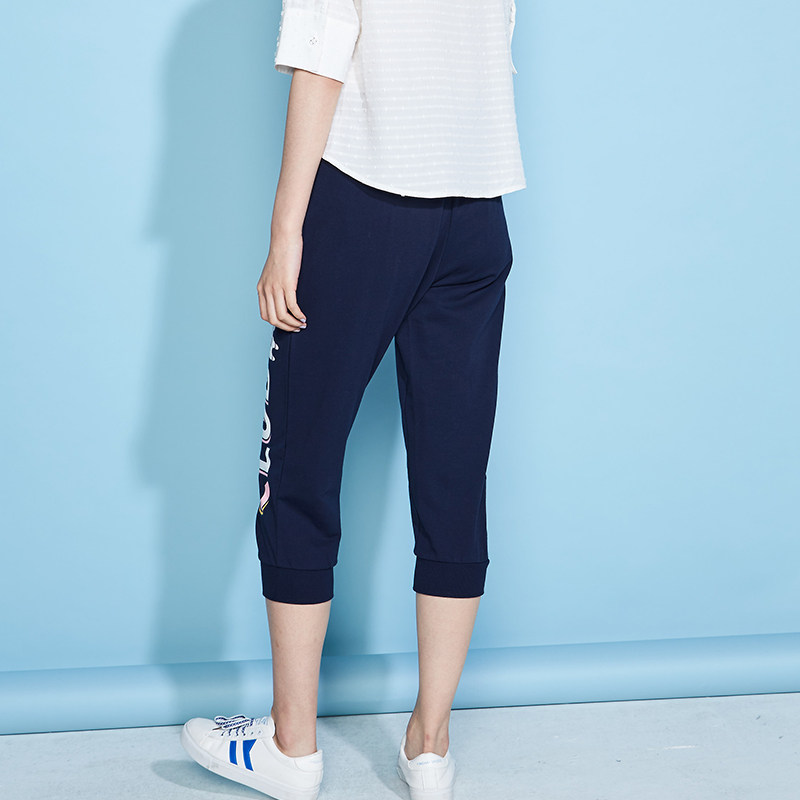 【断码s】艾格2019 z443九分裤 艾格银座休闲裤