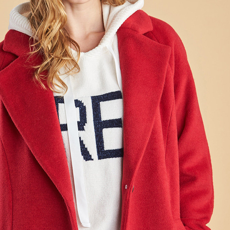  艾格银座毛呢外套