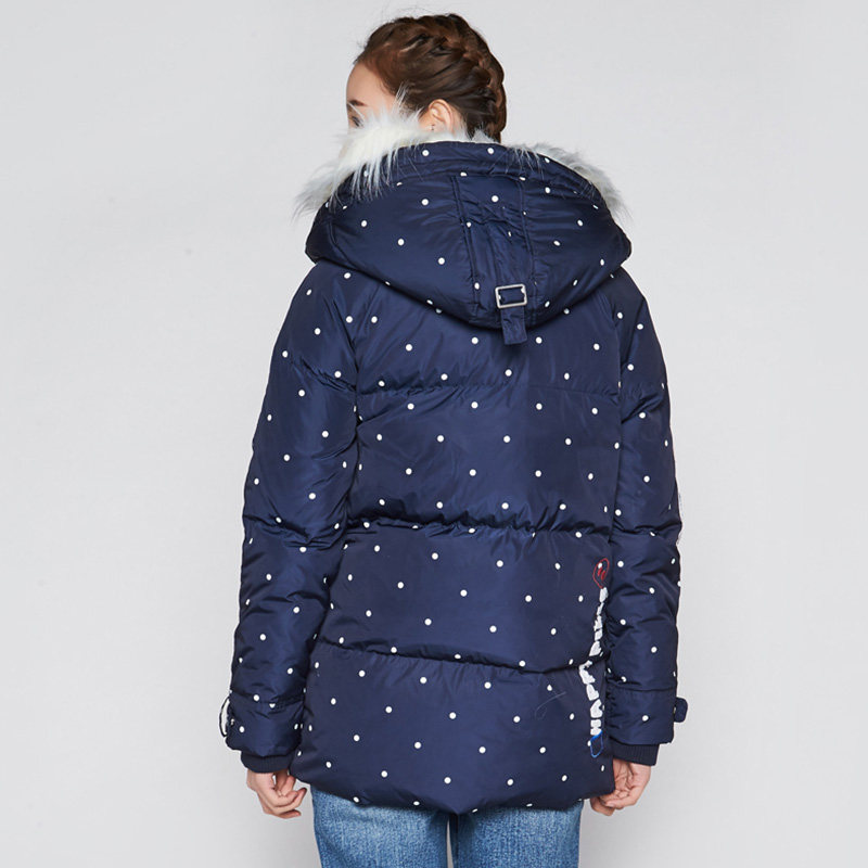 【断码s】艾格冬装女韩版绒服白鸭绒 艾格银座羽绒服