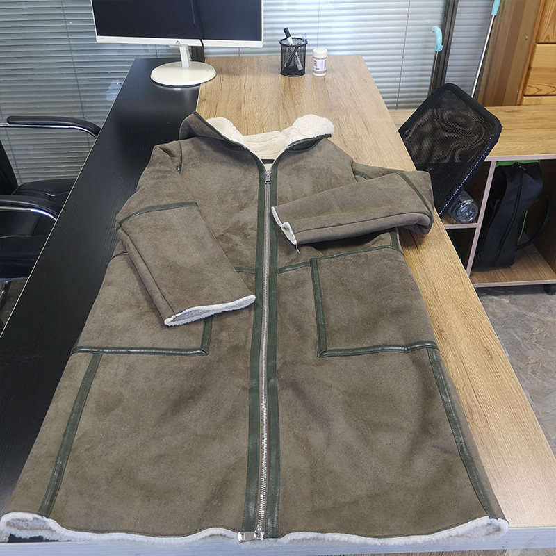 艾格秋冬外套宽松连帽毛呢潮流舒适 艾格银座毛呢外套