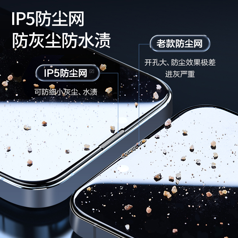 适用苹果15钢化膜防窥iphone15全屏覆盖15ProMax防偷窥15Pro防尘网15plus防窥膜ip15防摔玻璃手机贴膜十五Por-图2