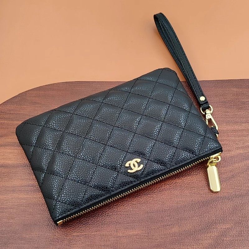 鱼子酱手机手拿包女士2025新款真皮长款钱包化妆包拉链高级小香风,淘宝优惠券,粉丝福利购,淘宝优惠卷