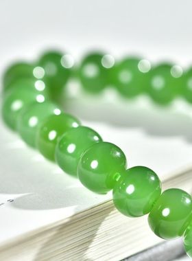 天然手链男女款算盘珠新疆和田玉