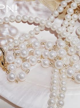 法式轻奢珍珠多层毛衣链女百搭