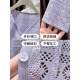 ໂສ້ງຂາສັ້ນ lace lace ສີມ່ວງ