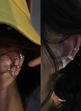 9.9十三个耳夹女ins小众高级设计感甜酷无耳洞耳骨夹百搭个性耳饰