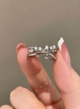 不掉色轻奢小众设计爆款戒指高级