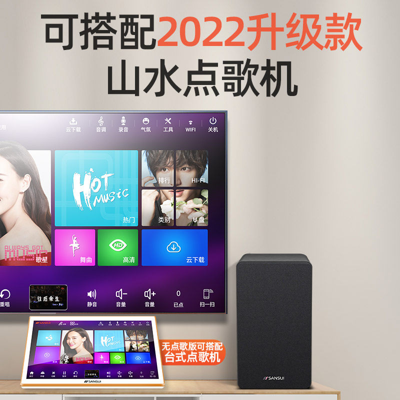 sansui /山水h16家庭ktv套装音响 山水山水激光KTV/卡拉OK音箱