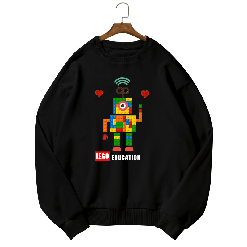 乐高幻影忍者积木教育logo团队卫衣 沫芮服饰卫衣