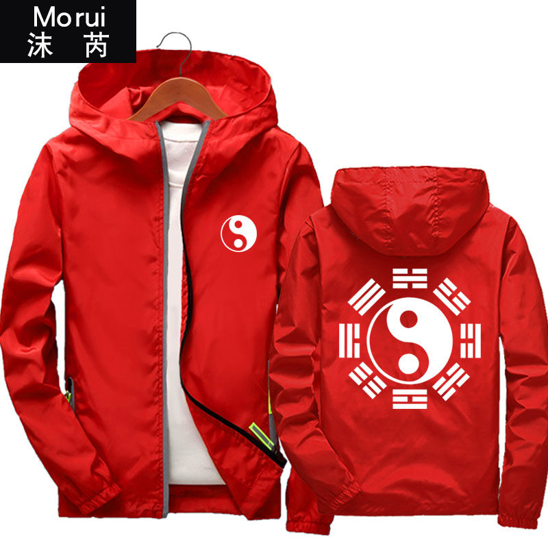 道教太极八卦图派系中国风文化夹克 沫芮服饰夹克