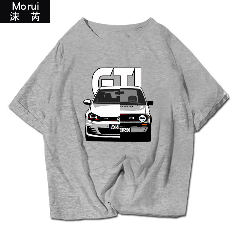 宝m3大众gti mk7丰越野短袖t恤衫 沫芮服饰T恤