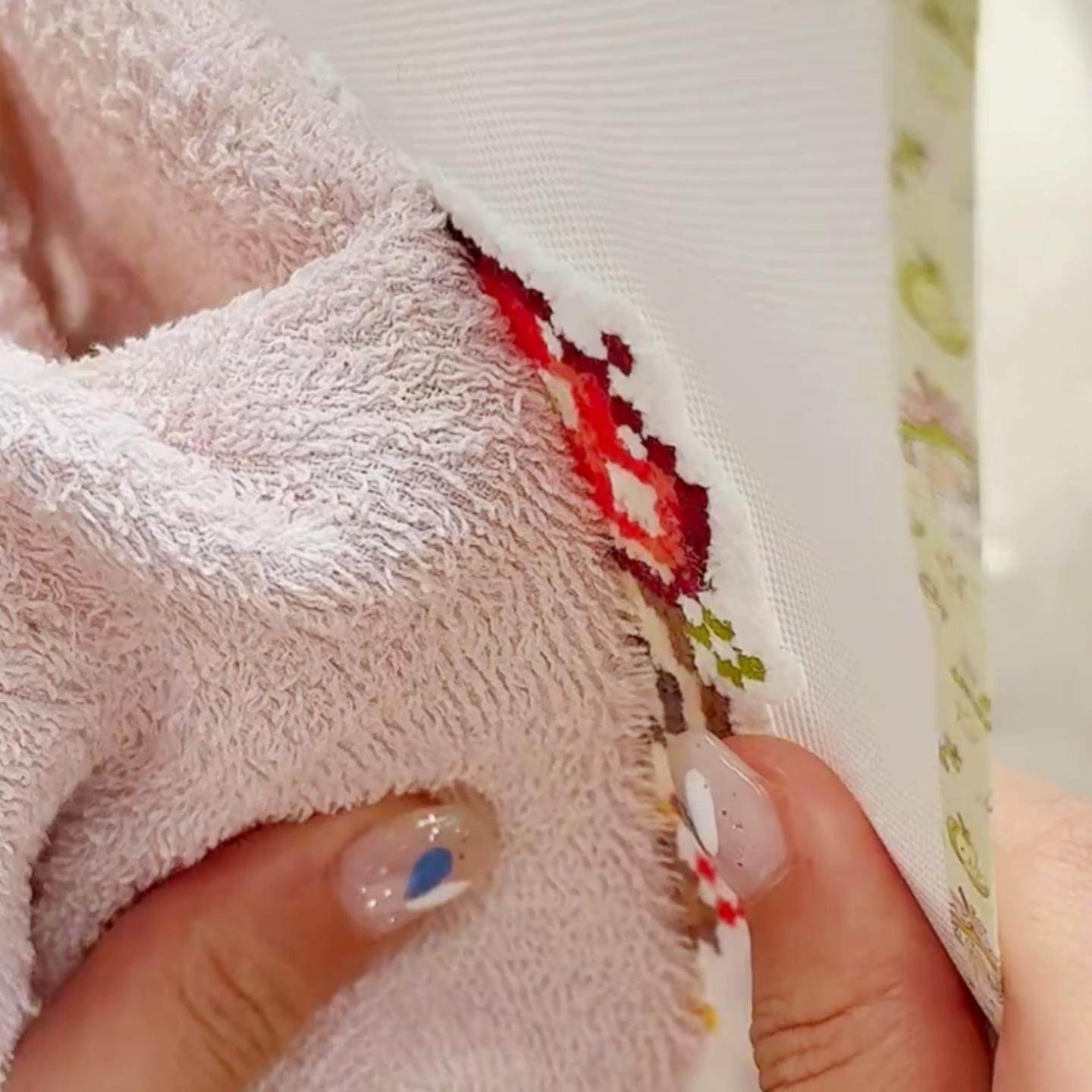 拼豆毛巾烫专用毛巾手工diy材料拼豆纹理布纯棉烘焙布助烫耐高温,淘宝优惠券,粉丝福利购,淘宝优惠卷