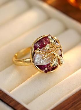 戒指开口复古宫廷轻奢女