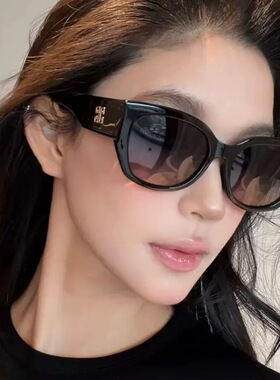 CDLM陈大刘芒 大框墨镜高级感防紫外线渐变太阳眼镜方框圆脸方形