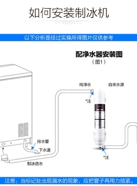 制冰机6分转2分管接头直接净水器