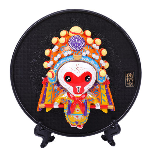 Peking opera facial makeup ornaments, drama characters, characteristic handicrafts, overseas gifts, small gifts with Chinese characteristics for foreigners