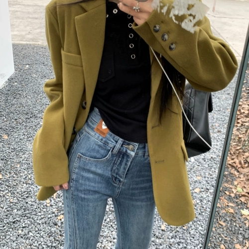 Штаны, джинсы, высокая талия, в обтяжку, по фигуре