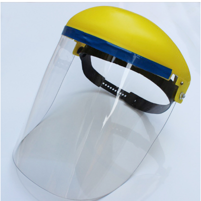 电焊防护罩脸部头戴式焊工面屏面罩打磨防飞溅二保氩弧焊帽防烤脸 - 图0