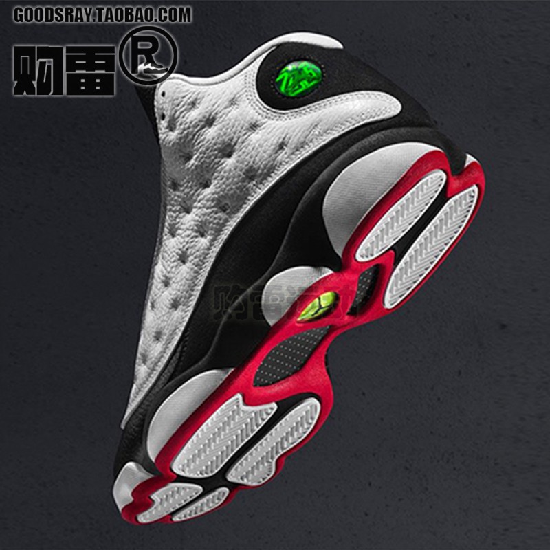 Air Jordan 乔13 AJ13 He Got Game 黑白熊猫18年复刻 884129-104 - 图1