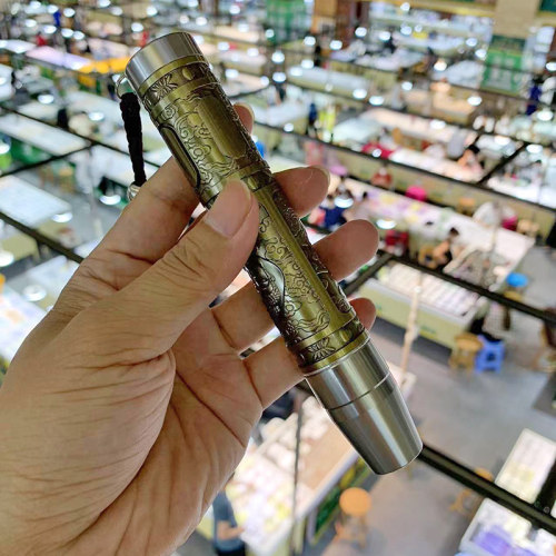 鉴别真假翡翠和田玉石鉴定神器强光手电筒365紫光灯检测珠宝荧光 - 图2