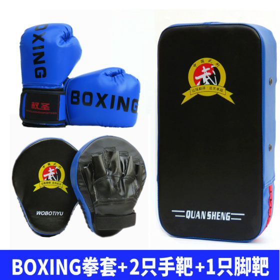 Boxing gloves set for boys, children, parents and adults
