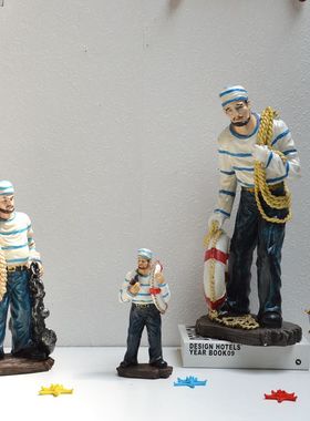 工艺人物地中海风新房树脂摆件