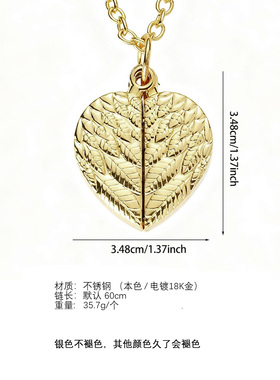 天使之翼可放亲人一寸小相片项链