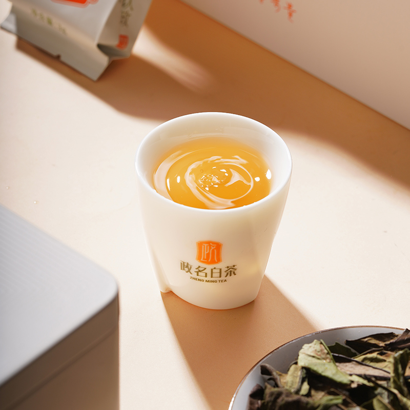政名白茶政和白茶2025年奶香白茶散茶泡袋礼盒60g装3g*20泡 - 图2