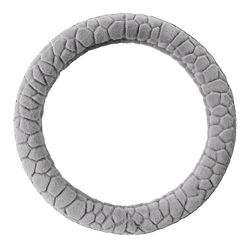 冬季毛绒方向盘套保暖防滑男女款可爱冬天毛绒汽车把套d型通用 - 图3