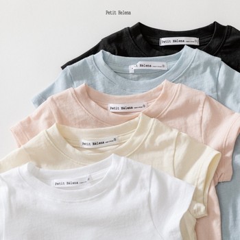 Spot Korean ນໍາເຂົ້າເດັກນ້ອຍແລະເດັກນ້ອຍເຄື່ອງນຸ່ງຫົ່ມ summer elastic slim ສັ້ນເສື້ອທີເຊີດເດັກນ້ອຍຂອງຝ້າຍບໍລິສຸດ bottoming ເສື້ອ vest