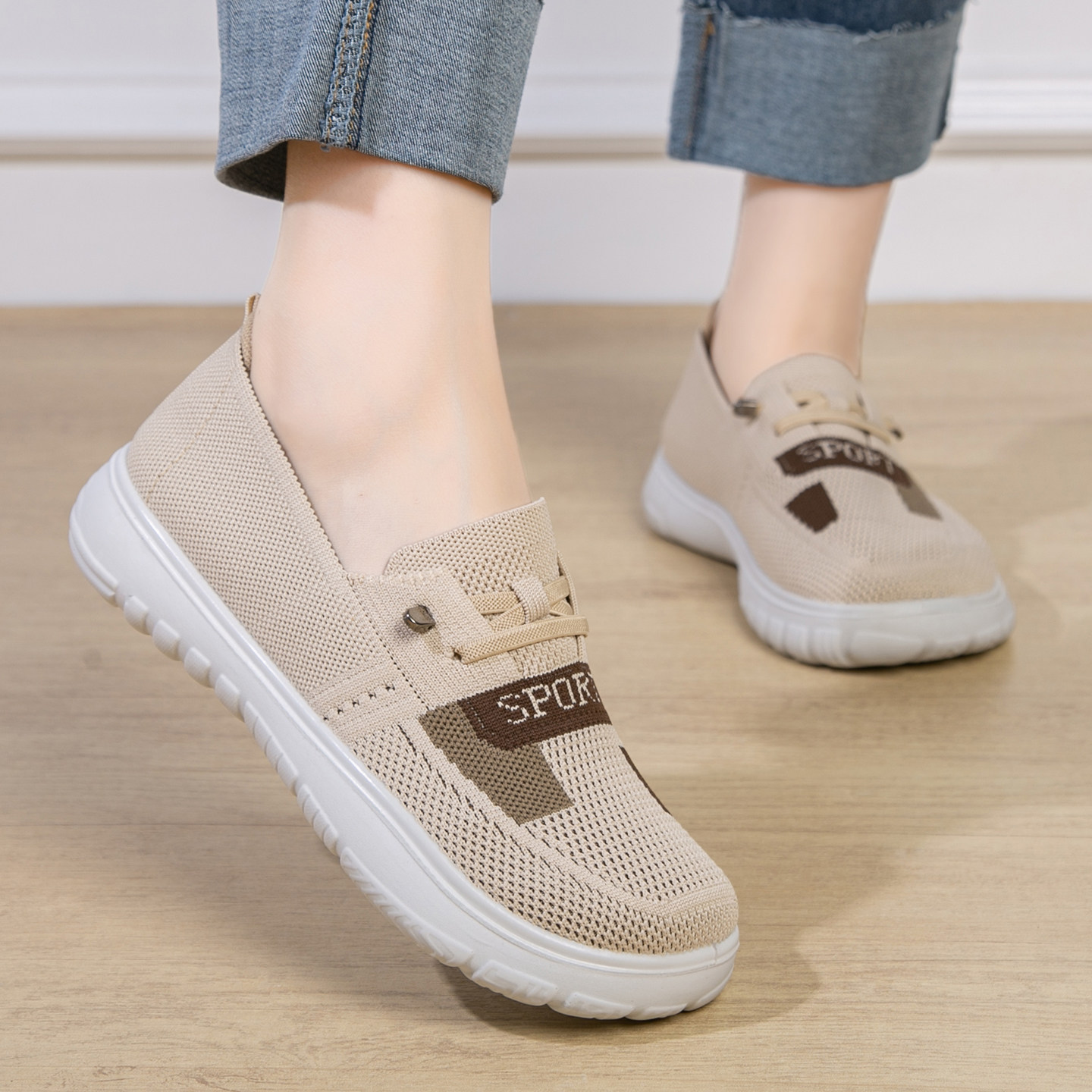 女士深口单鞋女款正牌老北京布鞋女鞋官方旗舰店正品平底乐福鞋子,淘宝优惠券,粉丝福利购,淘宝优惠卷